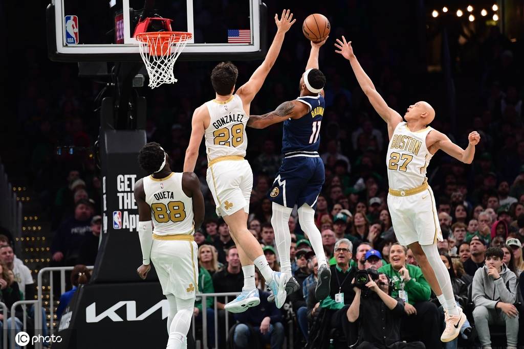 穆雷22+17布朗空砍33分 掘金险胜凯尔特人